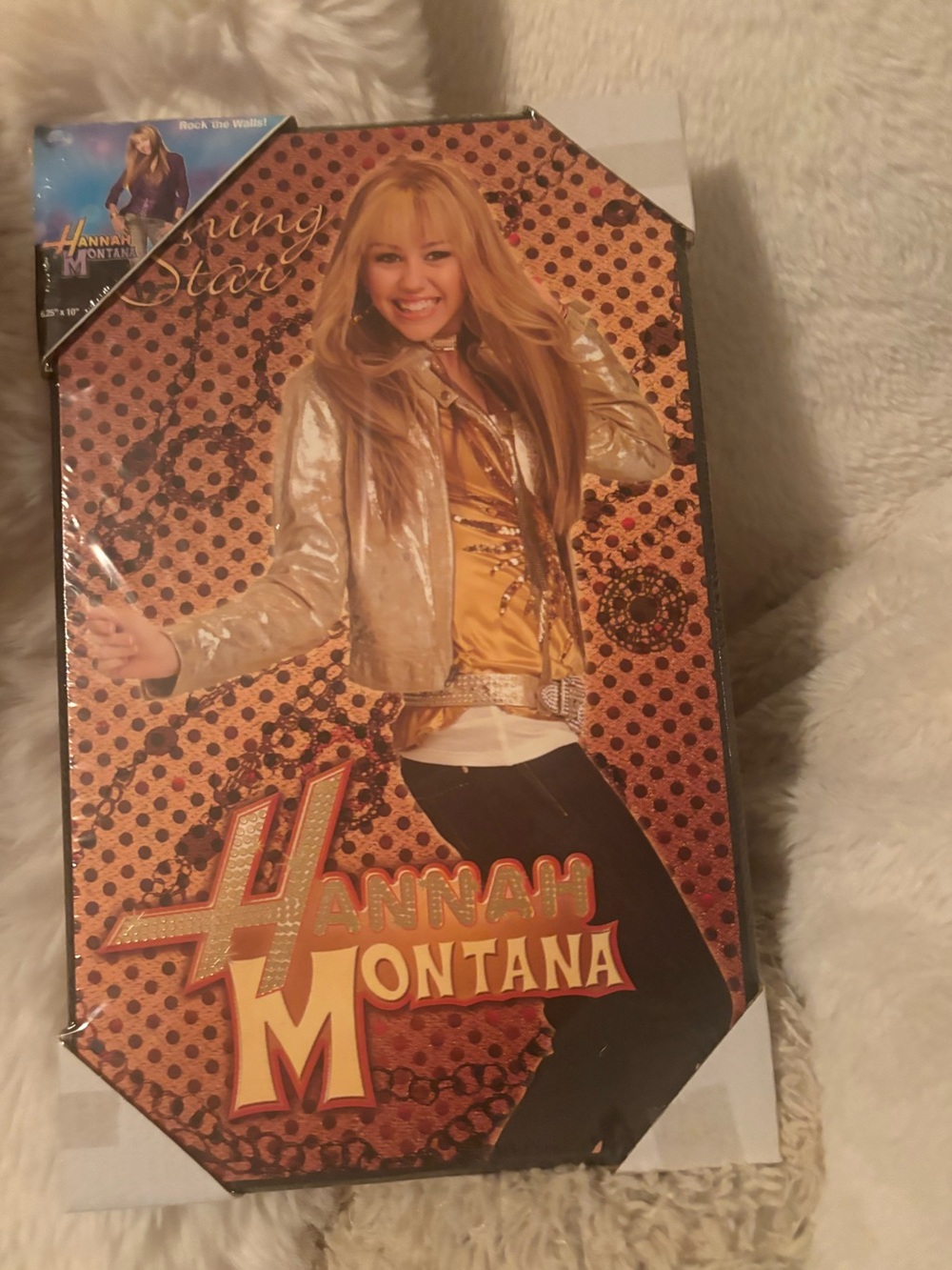 Metallic Gold frame - Hannah Montana